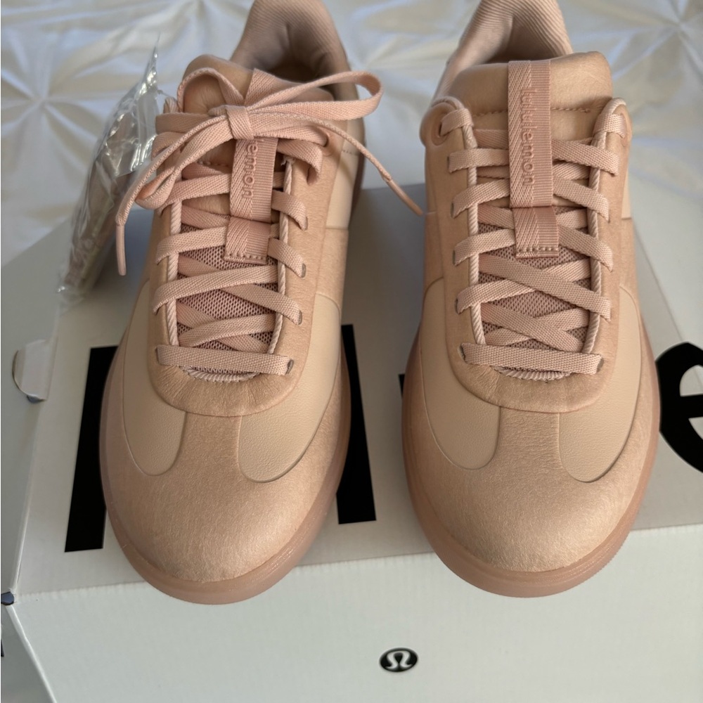 Lululemon Cityverse sneakers. NWT and original box 7.5. Precious Pink NEVER worn